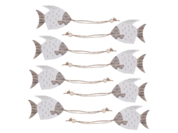 8pcs Pingente De Madeira Allinless
