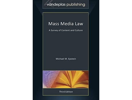 Livro Mass Media Law de Michael M Epstein (Inglês - Capa Dura)