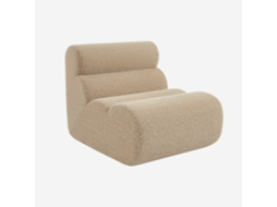 Módulo Para Sofá Modular Em Efeito Alpaca Embalado A Vácuo,1 Lugar, Bege