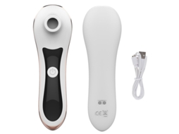 Mini Vibrador de Silicone Macio para Sucção para Mulheres Branco YIZHOOD