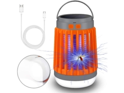 Lâmpada Solar de Camping MDUG com Luz UV, Inseticida e Mosquiteiro IP67