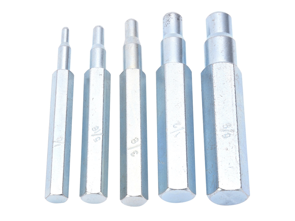 Conjunto De Punções Laxiscreed De 5 Peças Para Forjamento Em Aço Liga, Cobre E Alumínio