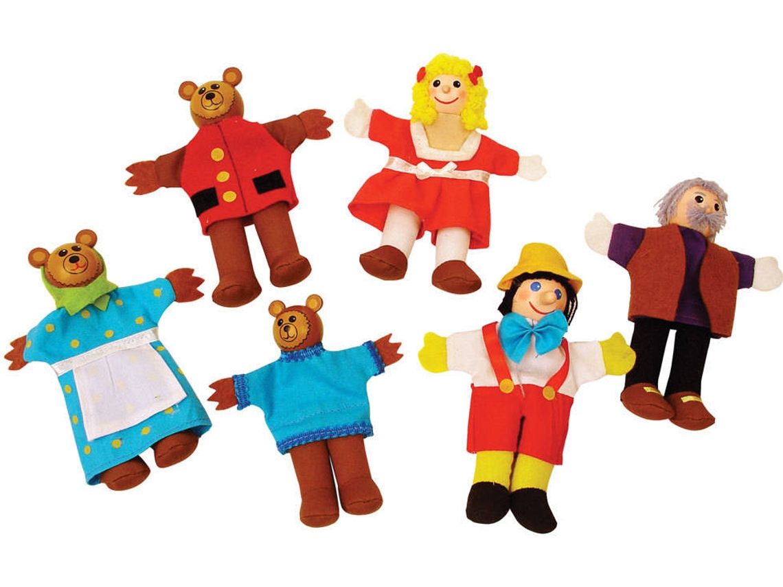 Fantoches de Dedo BIGJIGS TOYS Goldilocks