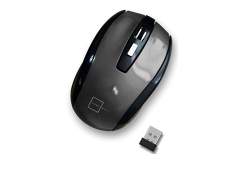 Rato ZE MW-01 (Wireless - dpi Ajustável - Preto)