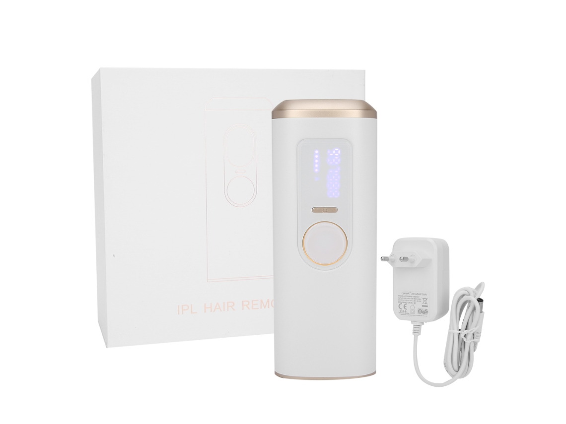 Depilador Elétrico IPL 2026 com 990.000 Flash para Rejuvenescimento da Pele, Ideal para Uso Doméstico, Branco.