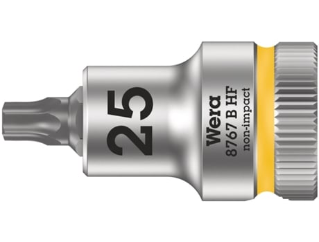 Soquete De Broca Zyklop Com Função De Retenção 3/8' 8767 B Hf Torx 25 X 35 Mm WERA 05003062001