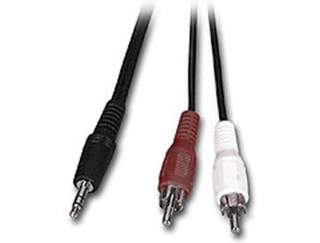 Cabo de Áudio CONNECTLAND (Jack 3.5mm - RCA - 5 m - Preto)