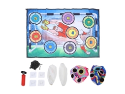 Mali conjunto de Jogo de Futebol 2 em 1 com 2 Bolas Alvo para Coordenção Olho mão Jardim Interior Exterior