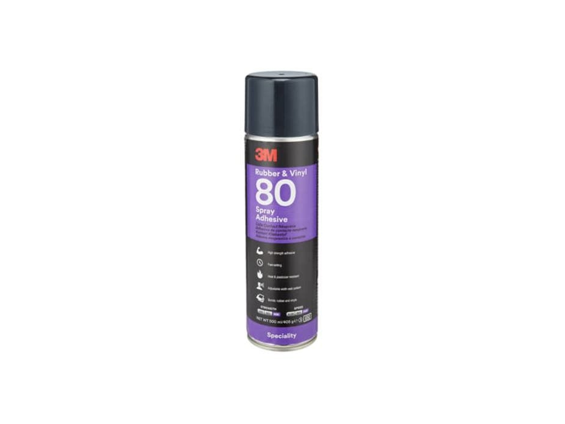 Adesivo Em Spray 3m™ Para Borracha E Vinil 80, Amarelo, 500 Ml_s80