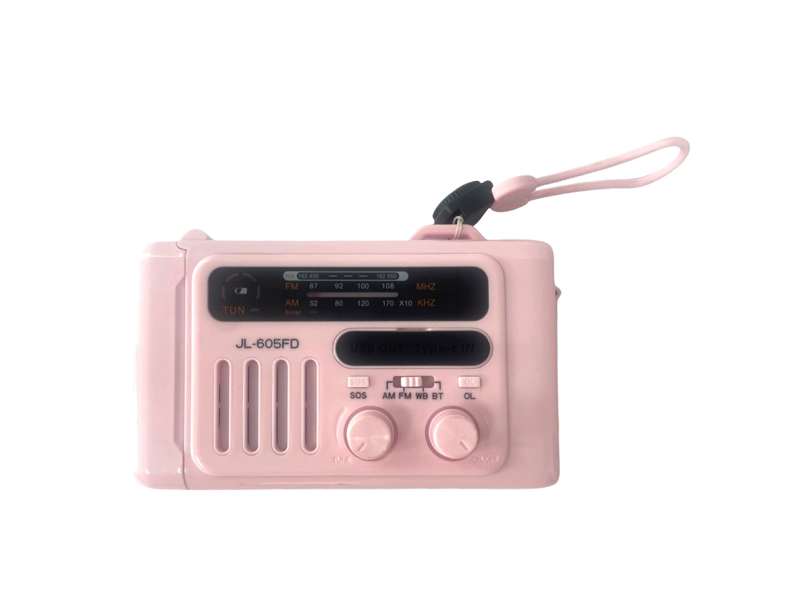 Rádio Emergência LAXISCREED Am Fm Luz Lanterna Solar