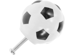 Puxador De Cerâmica Em Formato Bola Futebol Para Portas Móveis