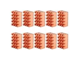 10 peças dissipador de cobre P15x5x10 com fita térmica para CPU refrigerador radiador de resfriamento S/MARCA