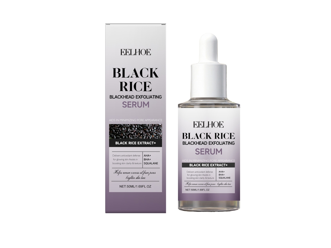 Essência Exfoliante De Arroz Preto Eelhoe Hidratação Diária Limpeza Facial
