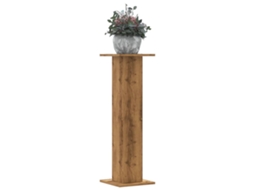 Vidaxl Suportes P/ Plantas 2 Pcs 30x30x95 Cm Derivados De Madeira