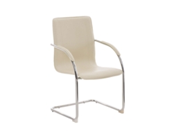 Cadeira para visitantes Melina V2 creme CLP