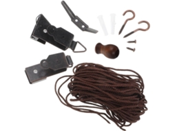 Kit De Acessórios Para Persiana Rolo Garneck, Em Metal Reforçado, Com Cordão De Elevação, Fácil Instalação E