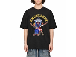 Rockinstone Bill And Ted Cartooncellent Black Adult T-shirt Size:l