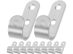 Conjunto De 40 Peças De Fixadores De Lona De Metal E Plástico Para Reboques