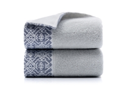 Pacote com 2 Toalhas 100% Algodão Cinza, Macias e Absorventes AQUAFORGE