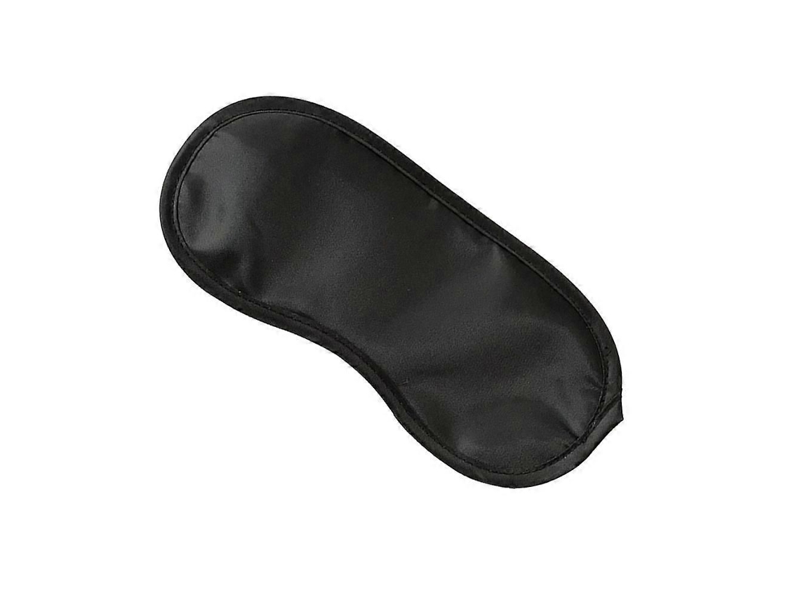 Kit com 5 Máscaras de Dormir Pretas Respiráveis ​​e Leves para Auxiliar no Sono e Descanso. TAISHENGDA