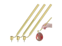 Conjunto de 3 potes de cera Pysanka para decoração de ovos de Páscoa, acessórios Pysankyd-aquaforge