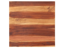 Table Top, Table Tops Vidaxl Marrom Madeira (70 X 70 Cm 25-27 Mm)