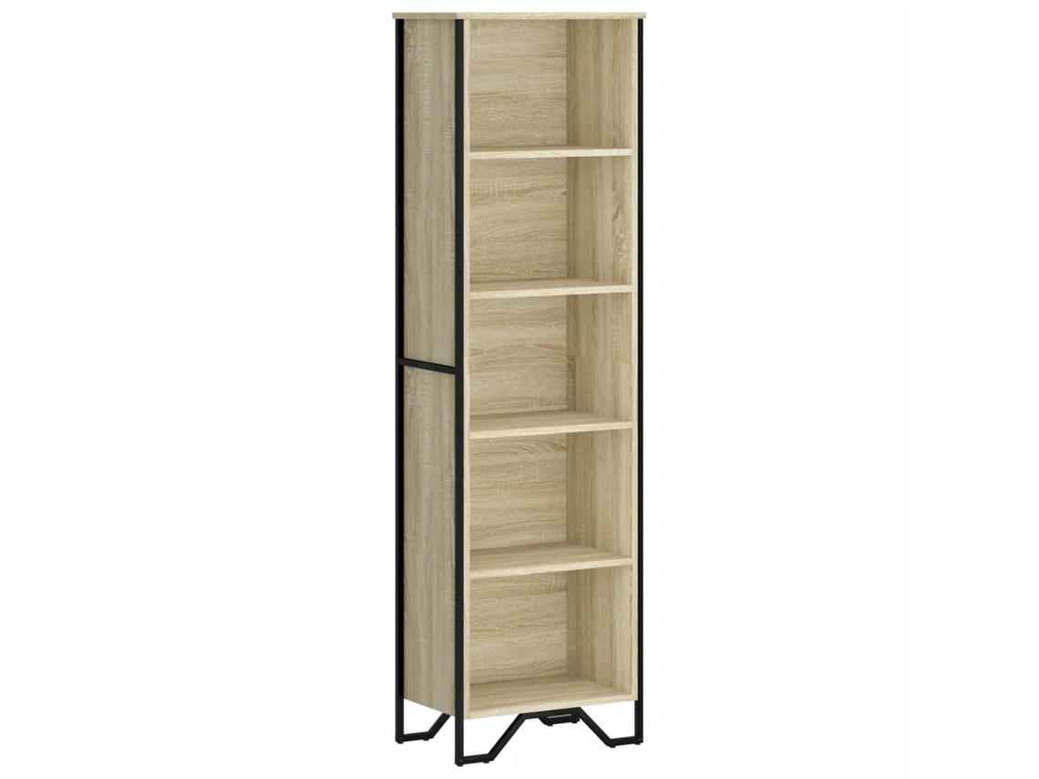Bookcase, Bookcases Vidaxl Marrom Madeira Processada (n/a)