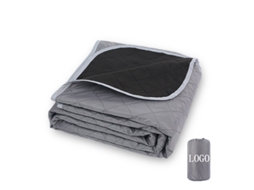 Tapete De Camping, Tapete De Piquenique Leve E Impermeável Para Uso Externocinza (estilo Saco Com Cordão) - 200*140cm