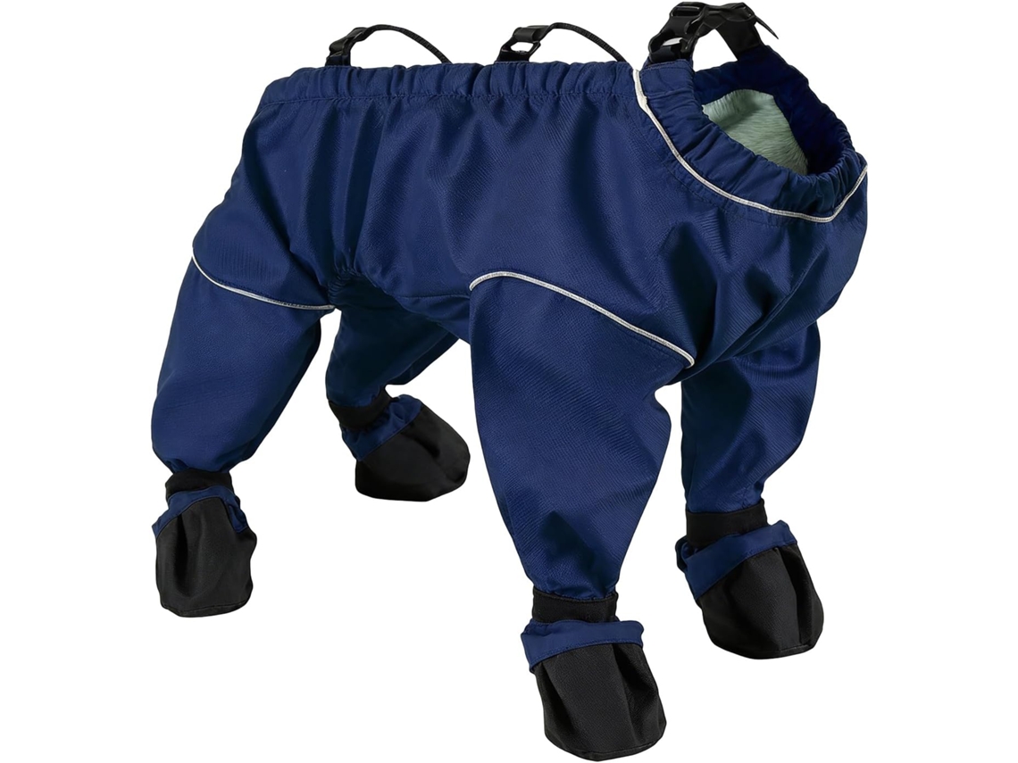 Conjunto De Roupa Cães Impermeável, Antiderrapante E Clima Frio, Com Botas