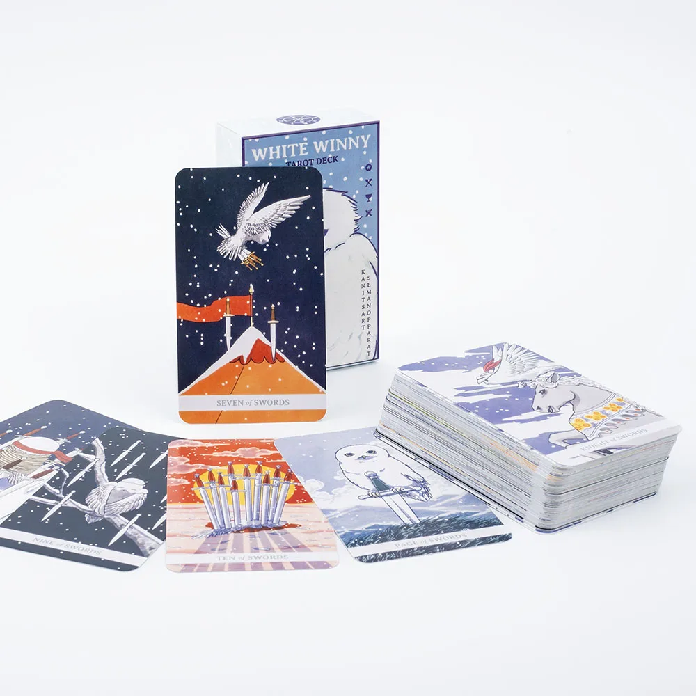 Leitura De Tarot Da Winnie Branca: 80 Cartas E Guia Em Pdf