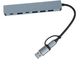 Hub Usb Extensor De Alta Velocidade Com Funções Multifuncionais Para