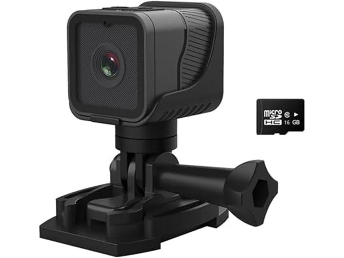 Câmera de Ação com Estabilização de Imagem, Caméscope Mini Dv Hd 1080p Vlogging e Esporte (camera Add SFUSHOS