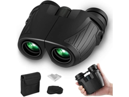 Binóculos 10x25 Compactos Pequenos Ip68 Hd Bolsa Observação Pássaros Caminhadas Passeios Turísticos Unissex Preto Bestvite