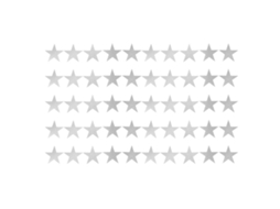Decoração Estrelas Glitter Duas Faces LAXISCREED
