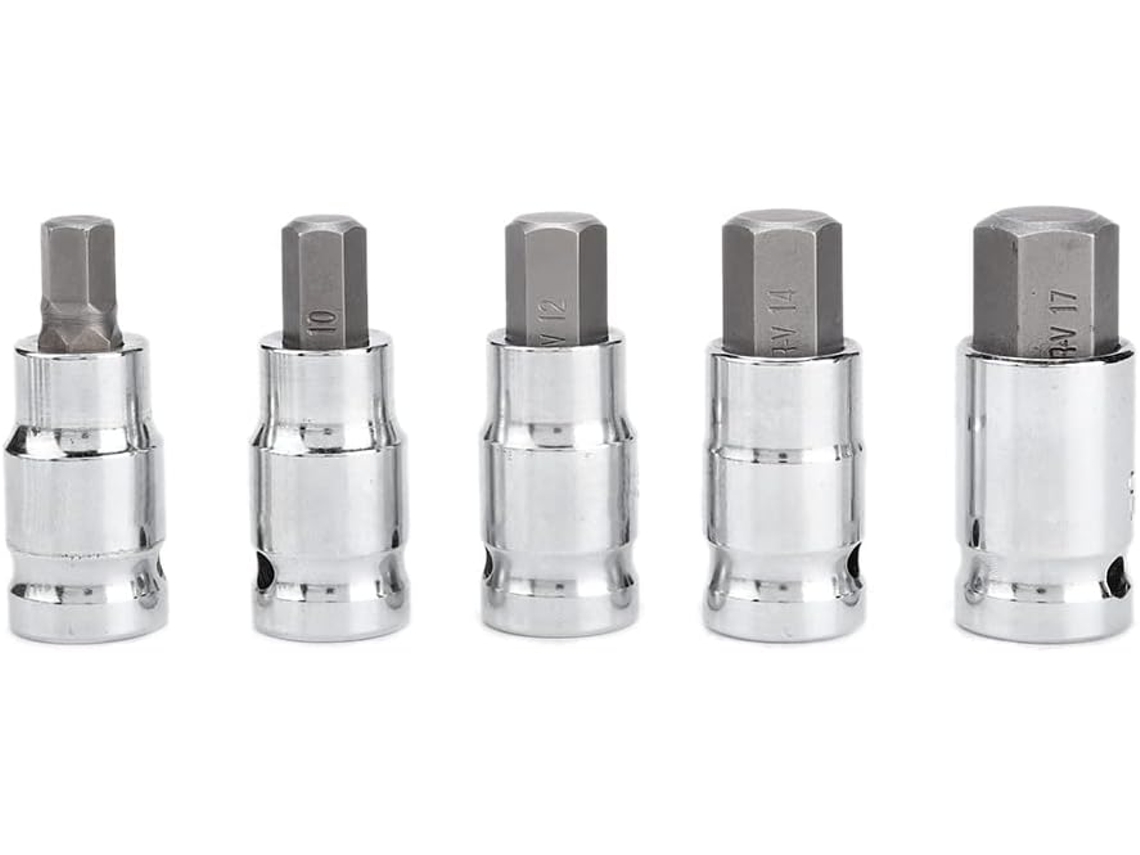 Conjunto SFUSHOS de 10 Soquetes Sextavados para Reparos Automotivos