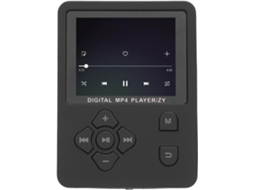 Reprodutor de MP3/MP4, Bluetooth, FM, Gravador, Infantil, com Rádio de Voz, Livro, Áudio (preto)