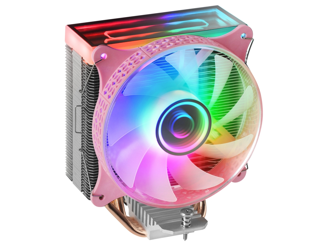 Cooler MARS GAMING Mcpu-Vr Branco 180W Tdp Espelho Duplo Argb Infinity Mirror 4 Heatpipes