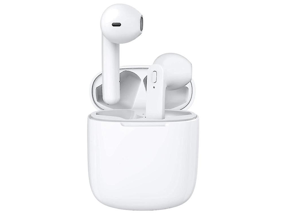 Fones De Ouvido Sem Fio Bluetooth, Ipx7 À Prova Dágua, Fones De Ouvido Com Cancelamento De Ruído Com Microfone Para Trabalho, Treino (branco)