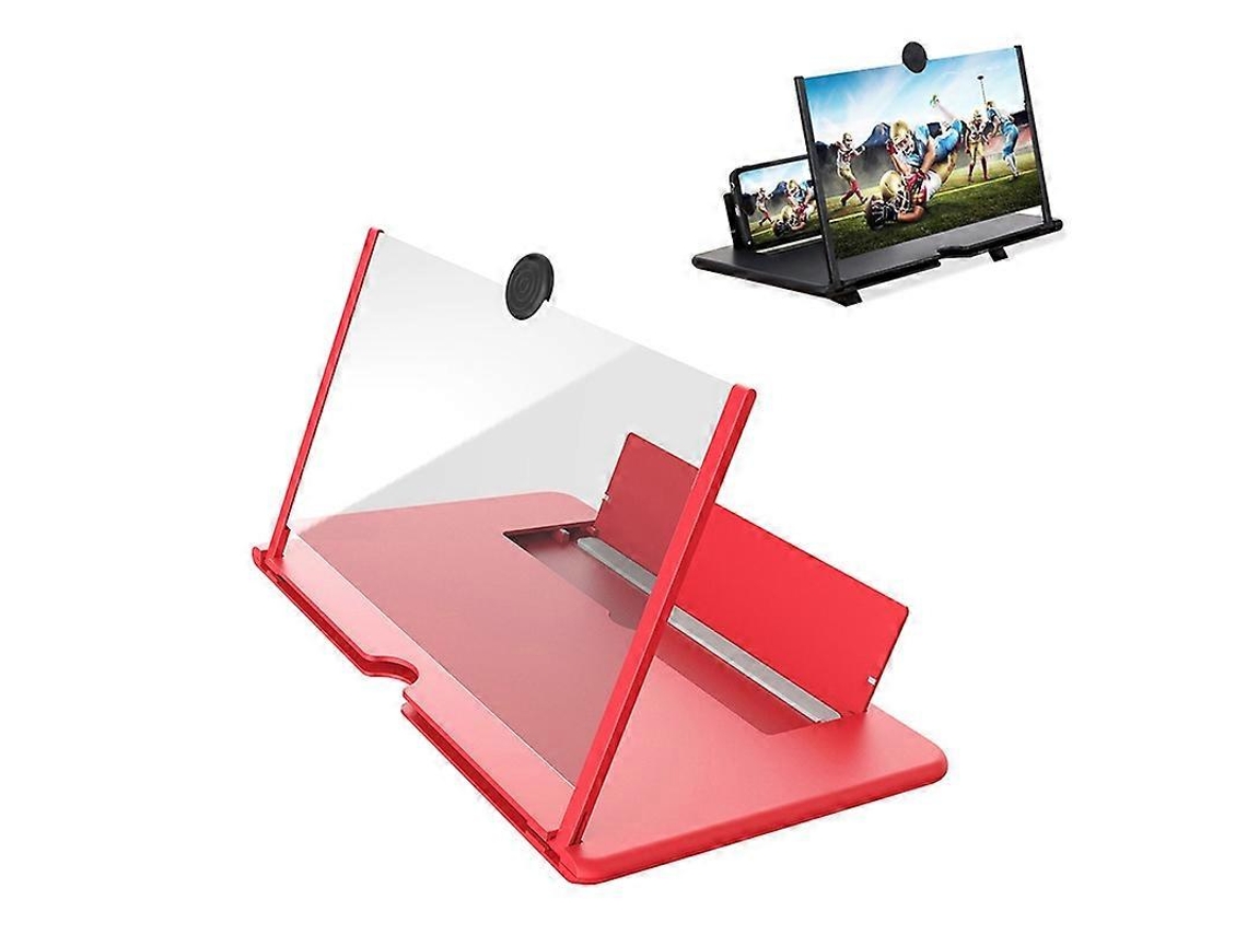 Suporte Retrátil Para Celular Com Tecnologia 3d Ultra-transparente E Amplificador De Tela De Até 12 Polegadas.