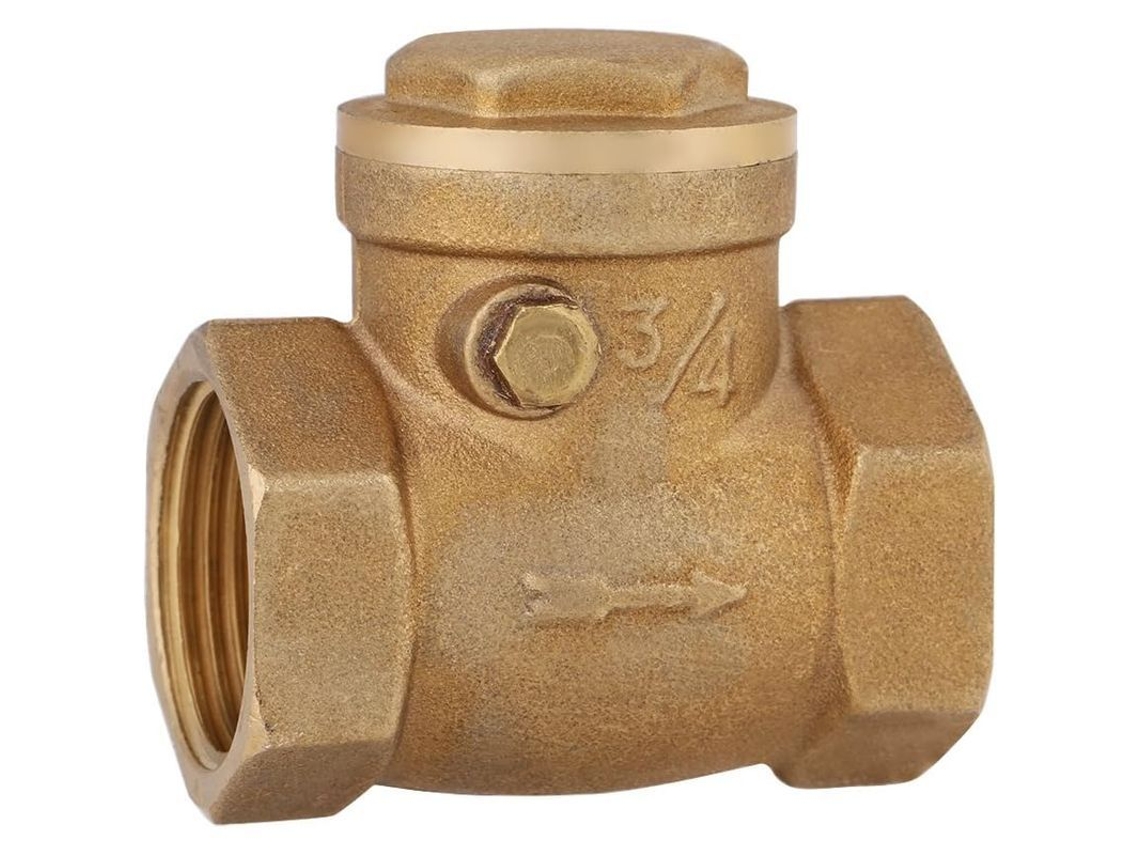 Válvula de retención de latón DN20 3/4" hembra, 232psi, para água, anti-retroceso | S/MARCA