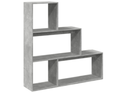 Room Divider Bookcase, Room Divider Bookcases Vidaxl Cinzeto Madeira Processada (n/a)