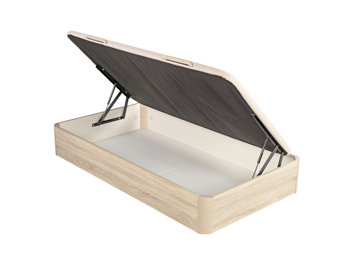 Sommier com Arrumação Lateral ROYAL SLEEP Space Bed - 90x190cm (31 Cm de Altura - Natural)