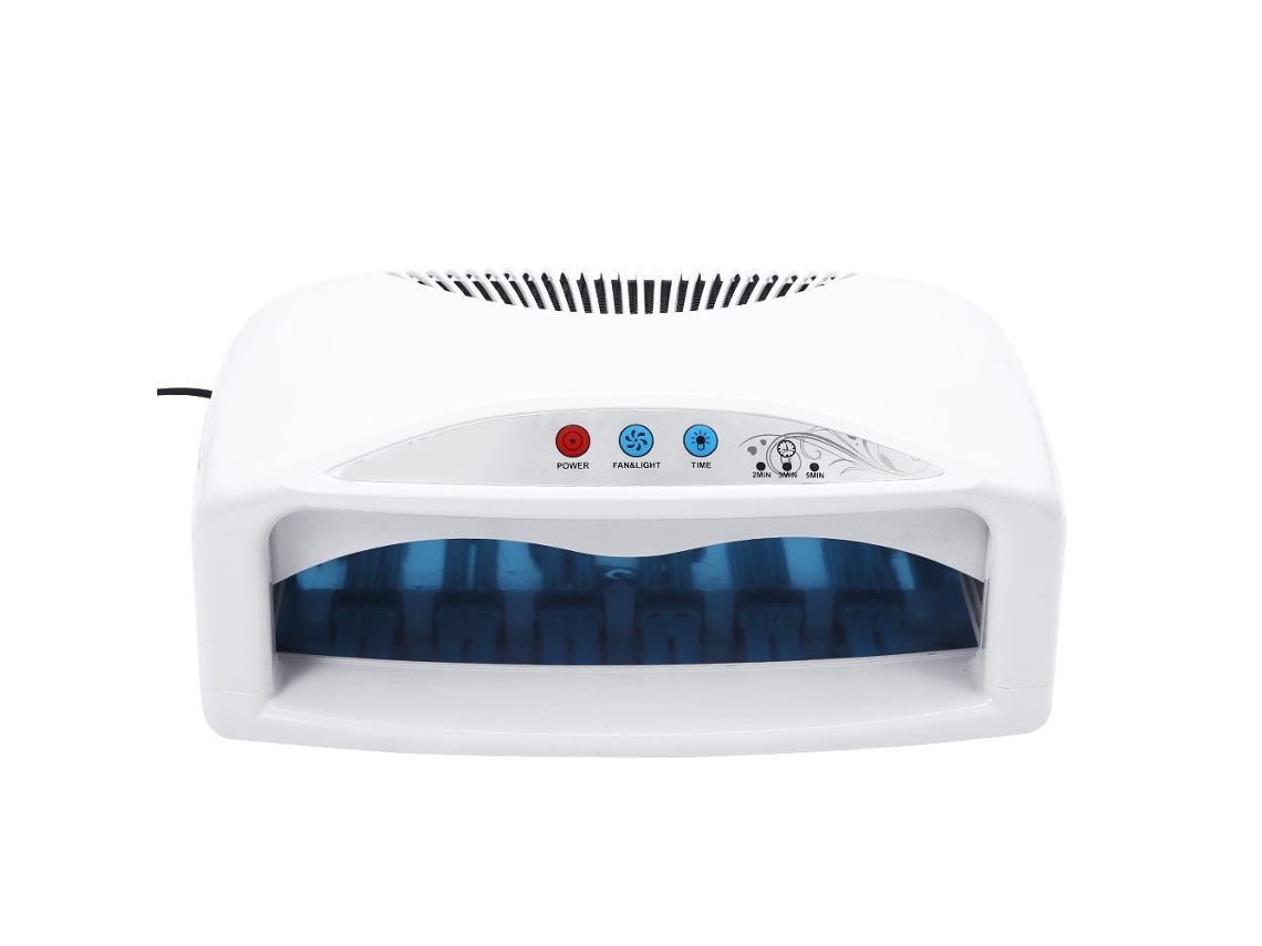Lâmpada Secadora De Unhas Uv 54w Secagem Rápida Com Ventilador E Timer 220v