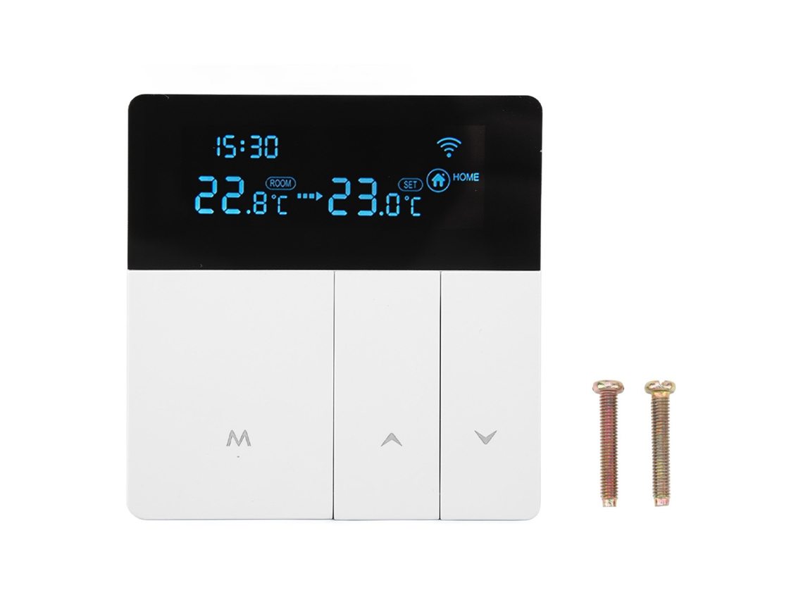 Termostato Inteligente De Aqua Calor Com Controle App Lcd Digital Wifi Tuya Ac90v-240v