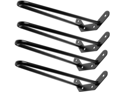 Homoyoyo Conjunto De 4 Pés Mesa Em Formato Grampo Cabelo, Resistentes Ao Desgaste, Em Metal, Para Mesas, Escrivaninhas E
