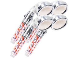 Conjunto De Chuveiro Para Banheiro Chuveiro Econômico De 4 Peças Com Filtro E Pressurizador (com Fi Gokoco