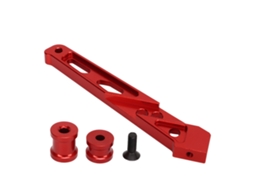 Mali suporte de Chassi Traseiro de Alumínio para Arrma 1/7 1/8, Bracket Resistente a Impactos, Peça de Upgrade Rc