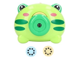 Ats câmara de Brinquedo Infantil com Projeção Simulada, Som e Luz, Visor com Imagens para Meninos e Meninas Rã