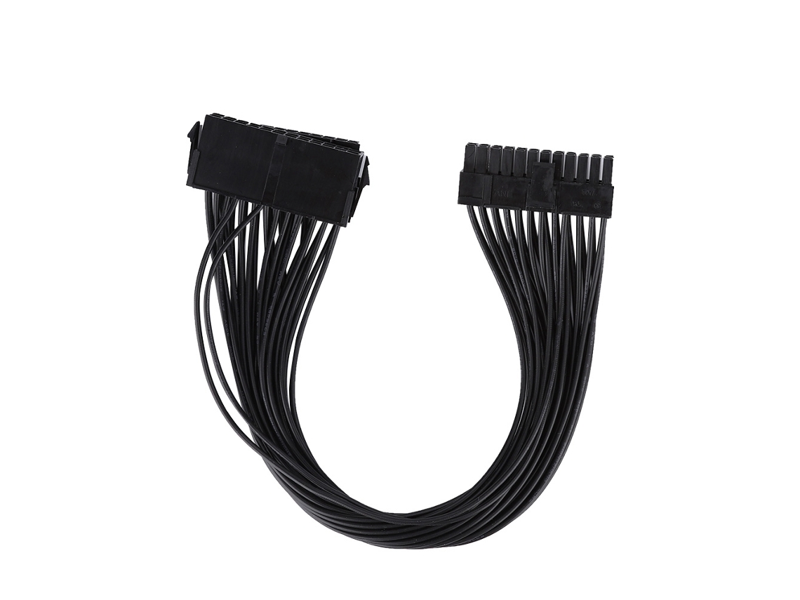 Cabo Adaptador De Alimentação Para Placa De Vídeo Dual Pci-e De 24 Pinos, Cabo Sata Para Alimentação Pci-e