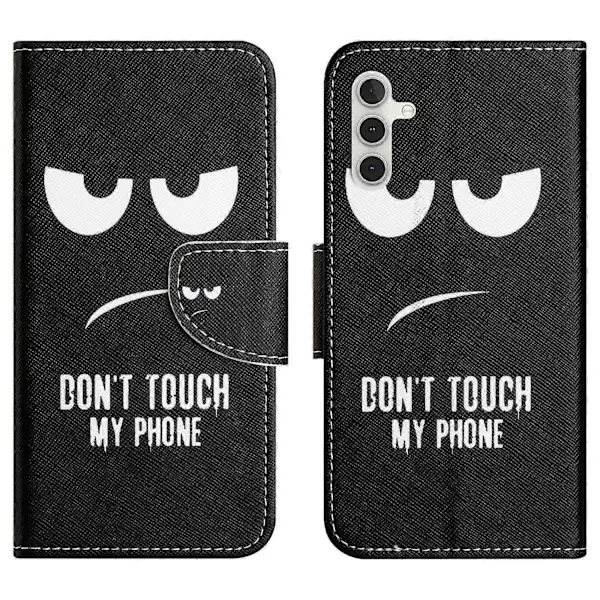 Capa De Couro Com Estampa E Estrutura Cruzada, Compatível Com Samsung Galaxy A26 5g, Keep Calm, Sd
